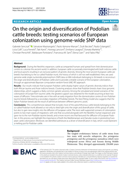 Testing Scenarios of European Colonization Using Genome-Wide SNP Da