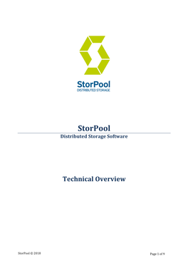 Storpool Technical Overview