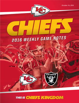 Chiefs at Raiders - Oakland - 3:05 P.M