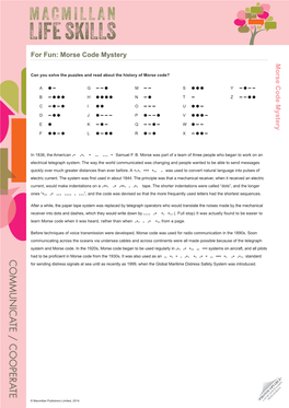 Life-Skills-Lesson-10-Morse-Code.Pdf