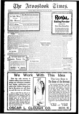 The Aroostook Times, November 29, 1911