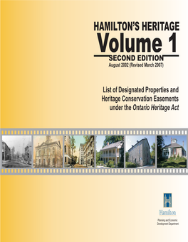 Volume 1 SECOND EDITION August 2002 (Revised March 2007)