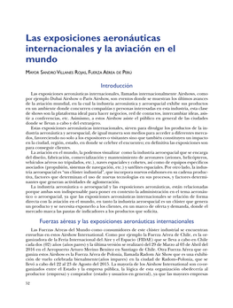 Las Exposiciones Aeronáuticas Internacionales Y La Aviación En El Mundo