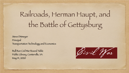 Rrs, Herman Haupt and Gettysburg