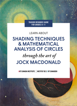 SHADING TECHNIQUES & MATHEMATICAL ANALYSIS of CIRCLES Through the Art of JOCK MACDONALD