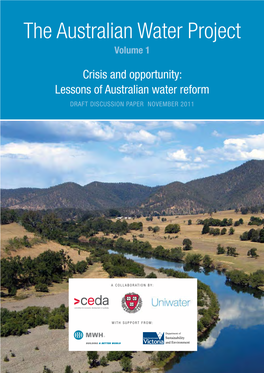 The Australian Water Project Volume 1