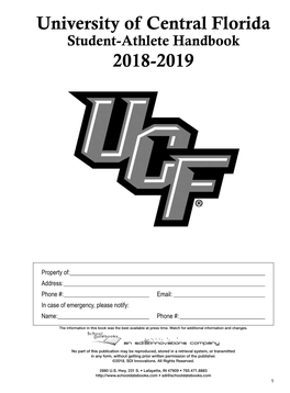 University of Central Florida 2018-2019