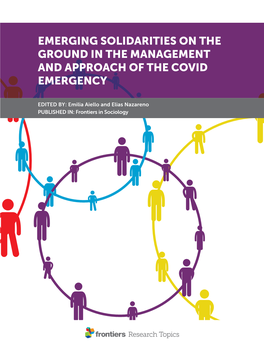 Emerging Solidarities on the Ground in the Management and Approach of the Covid Emergency