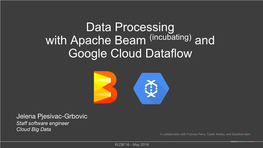 Data Processing with Apache Beam and Google Cloud Dataflow