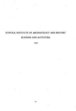 Suffolk Institute of Archaeology and History