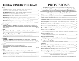 Century Grand Food Wine & Beer Menu Current 11.5