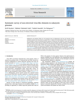 Systematic Survey of Non-Retroviral Virus-Like Elements in Eukaryotic