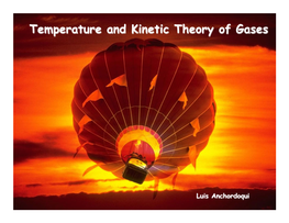 Temperature and Kinetic Theory of Gases