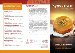 Brochure MODON D'or 2020