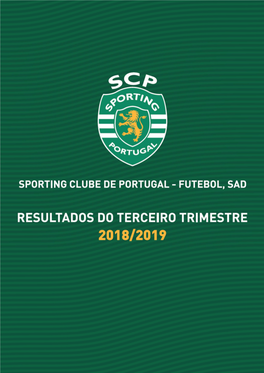 SPORTING CLUBE DE PORTUGAL - Futebol, SAD