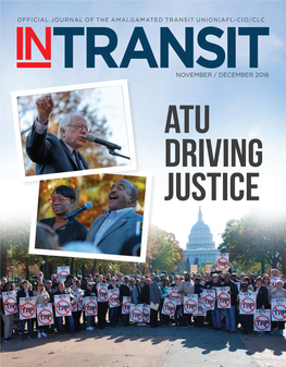 November / December 2016 Atu Driving Justice International Officers Lawrence J