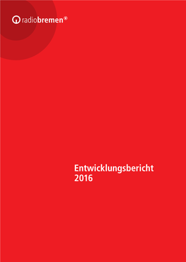 Entwicklungsbericht 2016 2 Einleitung