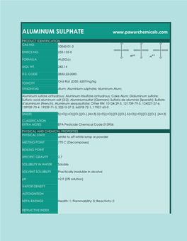 Aluminum Sulphate