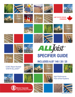 Specifier Guide Includes Ajs® 140 / 20 / 25