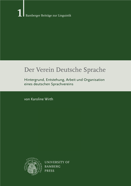 Der Verein Deutsche Sprache