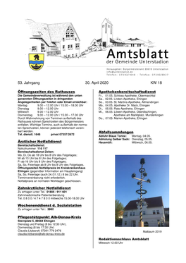 Amtsblatt Kw18