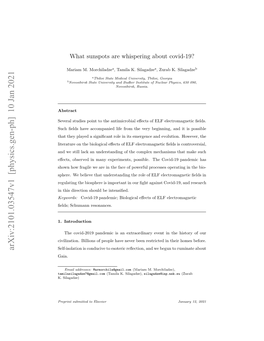 What Sunspots Are Whispering About Covid-19?