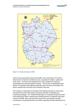 Roads and Access to AONB