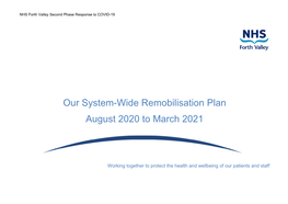 NHS Forth Valley Remobilisation Plan 2020