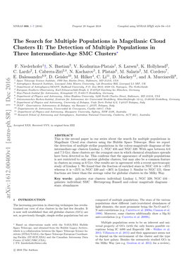 The Search for Multiple Populations in Magellanic Cloud Clusters II: the Detection of Multiple Populations in Three Intermediate-Age SMC Clusters?