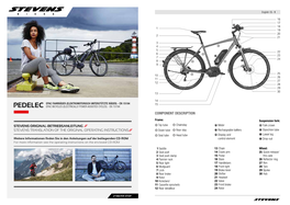 Pedelec Epac Bicycles (Electrically Power Assisted Cycles) - En 15194 Component Description