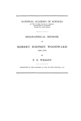 Robert S. Woodward