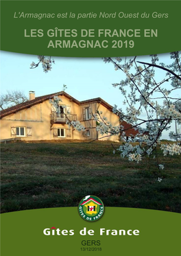 Catalogueles Gîtes De France En Armagnac 2019