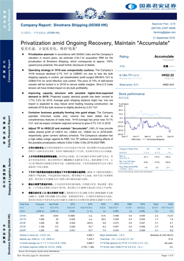 Privatization Amid Ongoing Recovery, Maintain 