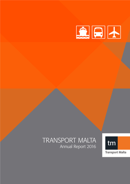Transport Malta | Annual Report 2016