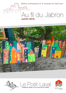 Au Fil Du Jabron Juillet 2016