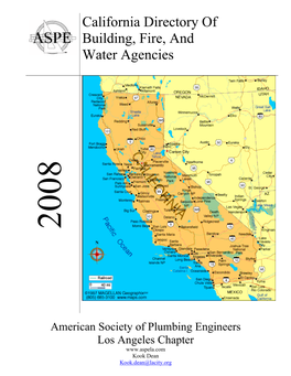 California Directory of Building, Fire, and Water Agencies