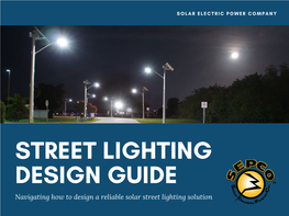 Street Lighting Design Guide