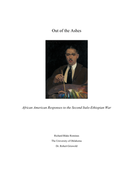 African American Responses to the Second Italo-Ethiopian War