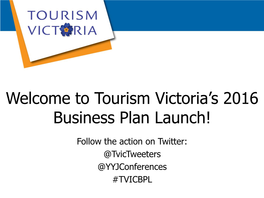 Tourism Victoria Presentation Title