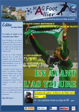 Mag Foot Allier Février 2015