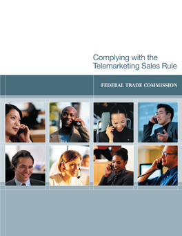 Complying with the Telemarketing Sales Rule