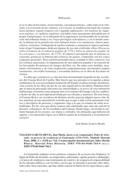 613 Je En La Obra De Escolano: El Movimiento «Incorporacionista», Sobre Todo En Lo Refe- Rente a La Reversión De Los Señorí