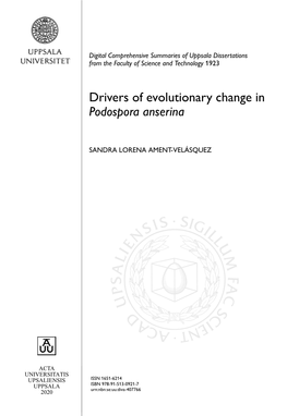 Drivers of Evolutionary Change in Podospora Anserina