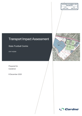 Transport Impact Assessment State Football Centre