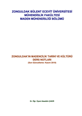 Zonguldak Bülent Ecevit Üniversitesi Mühendislik