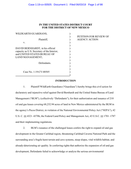 2019-06-03 Final Carlsbad Complaint