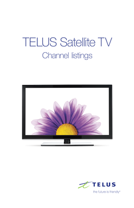 TELUS Satellite TV Channel Listings Packages