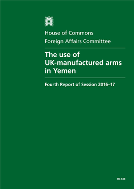 The Use of UK-Manufactured Arms in Yemen