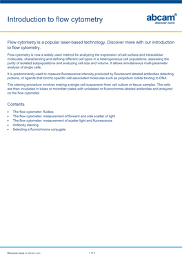 Introduction to Flow Cytometry