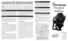 The Sandsage Bison Range